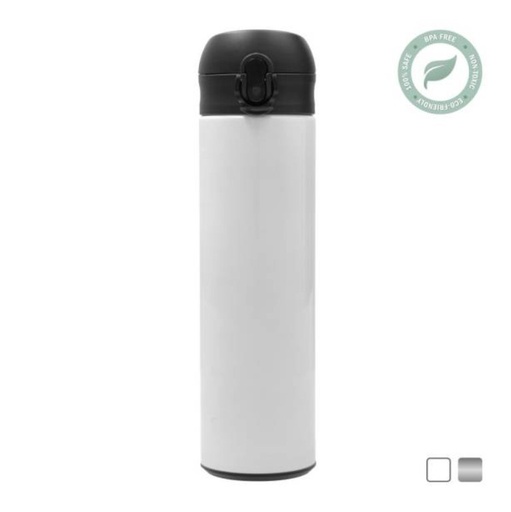 Sublimatie Thermosfles van RVS 500ml / 17oz (Wit)