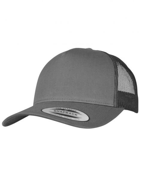 6506 - S-Panel Retro Trucker Cap (Wit)