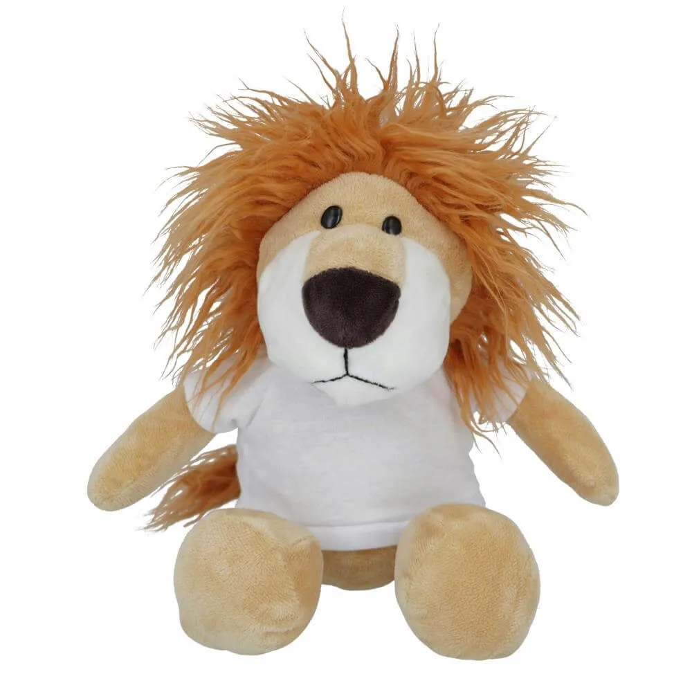 Pluche Leeuw met T-Shirt 23 cm